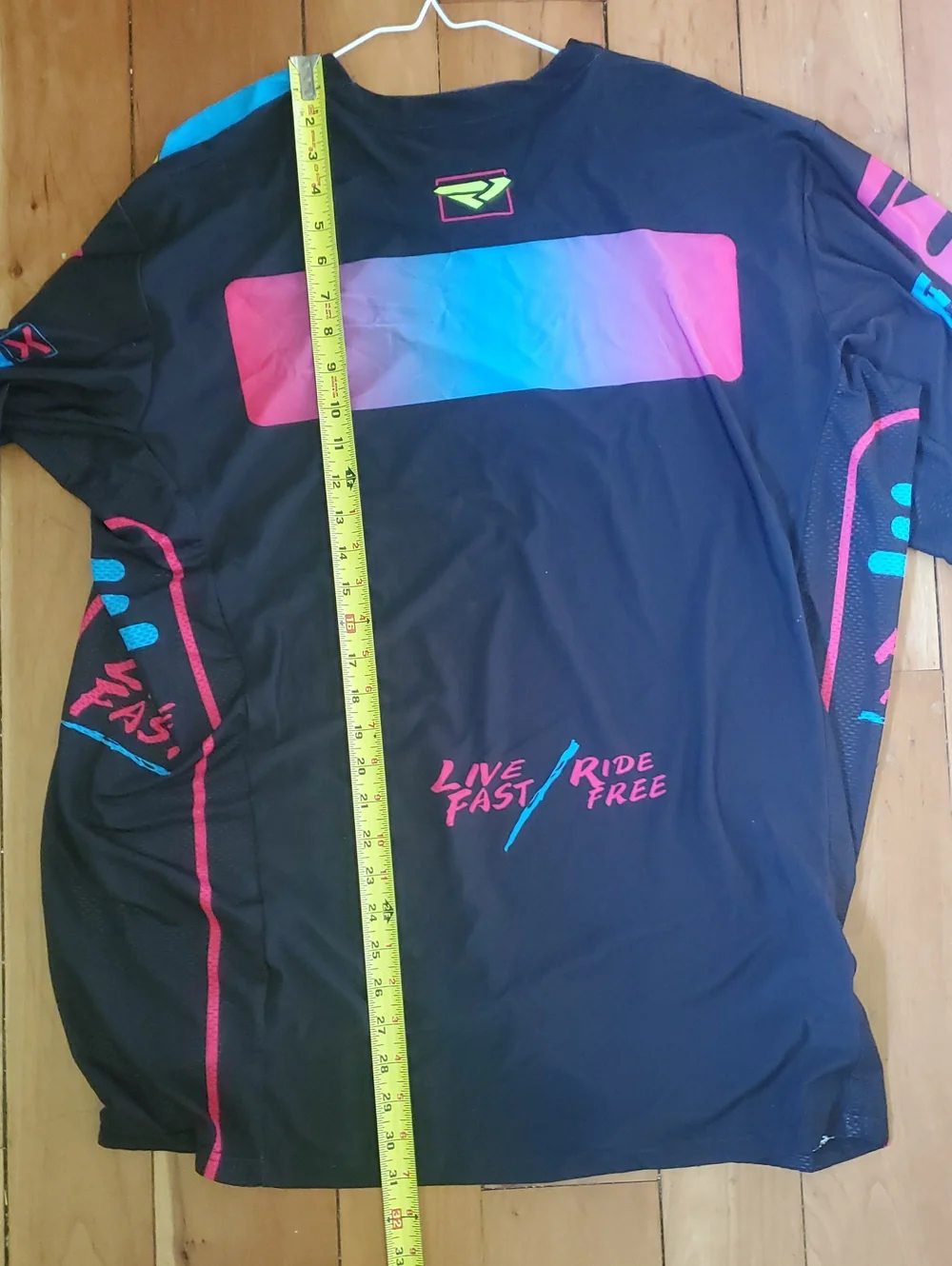 FXR Men's Black Neon Graphic Moto Shirt - Picture 8 of 9